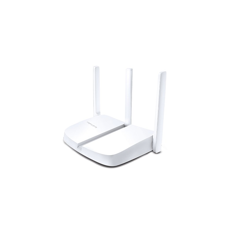 ROUTER MERCUSYS wireless  300Mbps, 4 porturi 10/100Mbps, 3 x antene externe "MW305R" (timbru verde 0.8 lei)