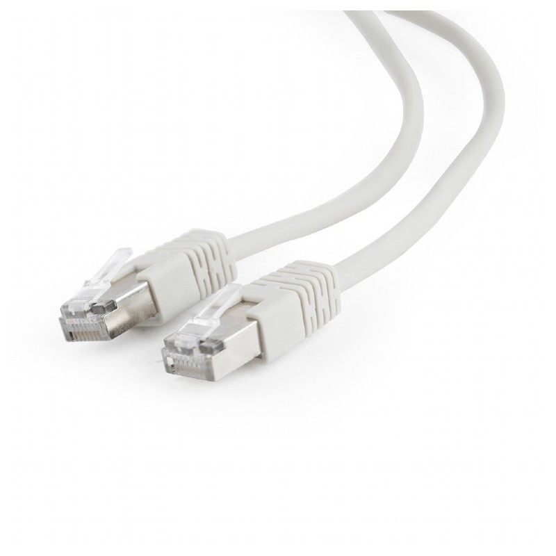 PATCH CORD FTP GEMBIRD Cat5e, cupru-aluminiu, 2 m, gri, AWG26, ecranat "PP22-2M" (timbru verde 0.08 lei)