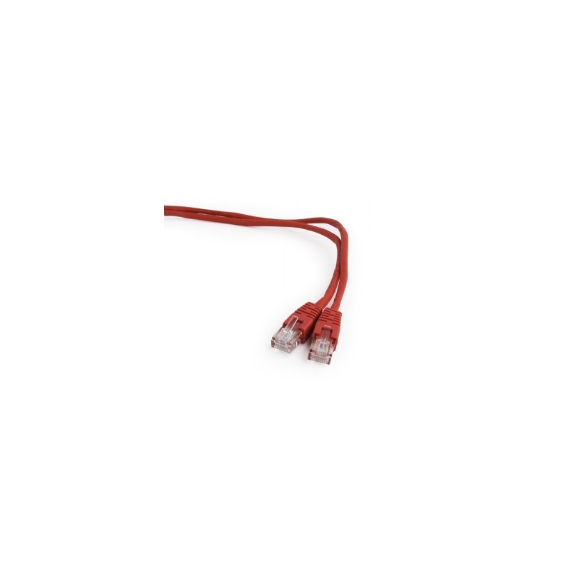 PATCH CORD UTP GEMBIRD Cat5e, cupru-aluminiu, 0.25 m, rosu, AWG26, "PP12-0.25M/R" (timbru verde 0.08 lei)