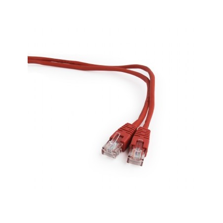 PATCH CORD UTP GEMBIRD Cat5e, cupru-aluminiu, 0.25 m, rosu, AWG26, "PP12-0.25M/R" (timbru verde 0.08 lei)
