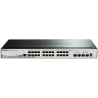 SWITCH D-LINK SMART 24 porturi Gigabit.+ 2 porturi SFP + 2 porturi 10G SFP+, carcasa metalica, rackabil, "DGS-1510-28" (timbru v