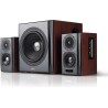 BOXE EDIFIER 2.1, RMS: 150W (2 x 25W, 2 x 15W, 1 x 70W), bluetooth, telecomanda wireless, volum, bass, treble, optical, brown, "