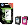 Combo-Pack Original HP CMYK, nr.300, pentru DJ D2530|2560|5560|F2420|2480|4580|PS C4680|4780, , (timbru verde 0.60 lei), "CN637E