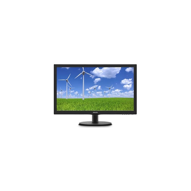 MONITOR PHILIPS 21.5", home, office, TN, Full HD (1920 x 1080), Wide, 250 cd/mp, 5 ms, VGA, DVI, "223S5LSB/00" (timbru verde 7 l