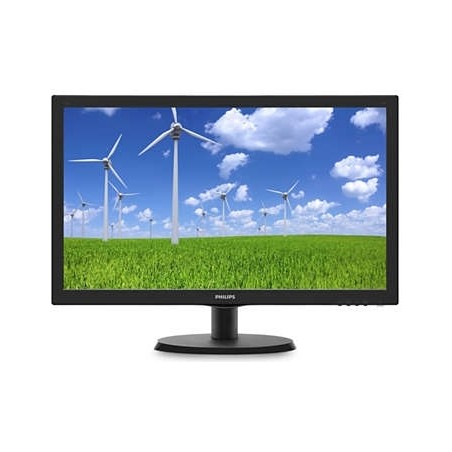 MONITOR PHILIPS 21.5", home, office, TN, Full HD (1920 x 1080), Wide, 250 cd/mp, 5 ms, VGA, DVI, "223S5LSB/00" (timbru verde 7 l
