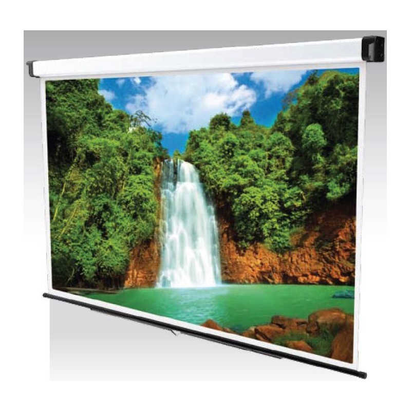 ECRAN proiectie SOPAR, manual, format 1 : 1, fixare perete | tavan, 180 x 190 cm, "SP3180SD"