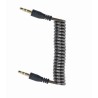 CABLU audio GEMBIRD, Jack 3.5mm (T) la Jack 3.5mm (T), conectori auriti da, 1.8 m, negru, "CCA-405-6" (timbru verde 0.08 lei)