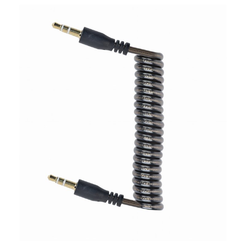 CABLU audio GEMBIRD, Jack 3.5mm (T) la Jack 3.5mm (T), conectori auriti da, 1.8 m, negru, "CCA-405-6" (timbru verde 0.08 lei)