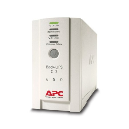 UPS APC "Back-UPS CS",Line Int. cu manag,mini tower,650VA/400W,IECx4,1xRBC17,LED,back-up 11-20 min.,"BK650EI",prelung garantie (