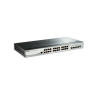 SWITCH D-Link 24-port GigE PoE + 2-port SFP + 2-port lOG SmartPro Switch "DGS-1510-28P"(timbru verde 2 lei)