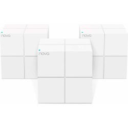 MESH TENDA Sistem wireless, AC1200. 1 x 10/100/1000Mbps WAN, 1 x 10/100/1000Mbps LAN on primary, dual-band AC1200Mbps (867+300),
