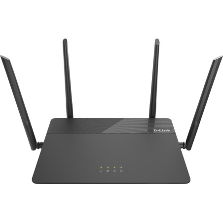 ROUTER D-LINK wireless 1900Mbps, 4 porturi Gigabit, 4 antene externe, Dual Band AC1900 (1300/600Mbps), AC SmartBeam, MU-MIMO, bl