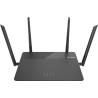 ROUTER D-LINK wireless 1900Mbps, 4 porturi Gigabit, 4 antene externe, Dual Band AC1900 (1300/600Mbps), AC SmartBeam, MU-MIMO, bl