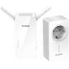 KIT ADAPTOR POWERLINE D-LINK tehnologie AV2.1, AV1000, pana la 1000Mbps, 1 port Gigabit, wireless dual band AC1200, priza AC, 2 