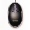 MOUSE  Spacer, PC sau NB, cu fir, USB, optic,  800 dpi, butoane/scroll 3/1, , negru, "SPMO-080" 45503289 (timbru verde 0.18 lei)