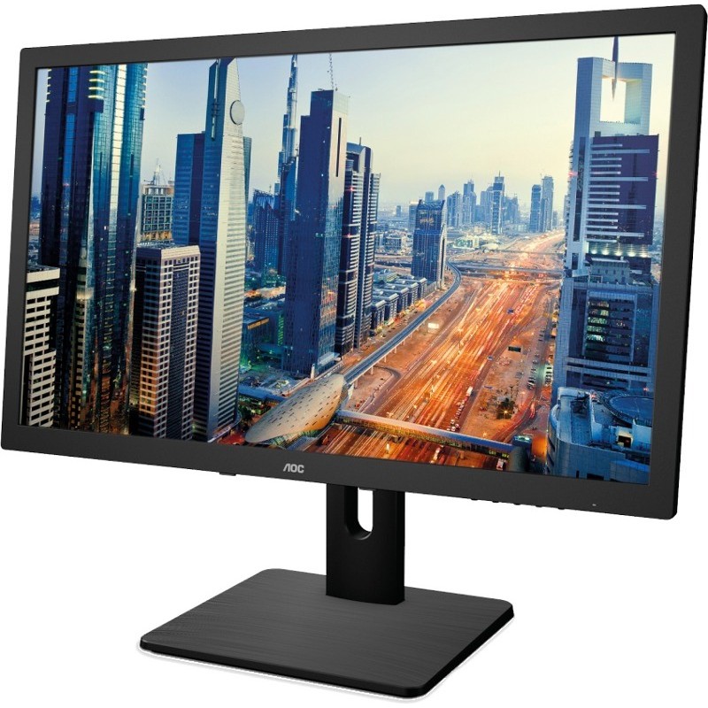 MONITOR AOC 21.5", home, office, IPS, Full HD (1920 x 1080), Wide, 250 cd/mp, 4 ms, VGA, DVI, HDMI, DisplayPort, "I2275PWQU" (ti