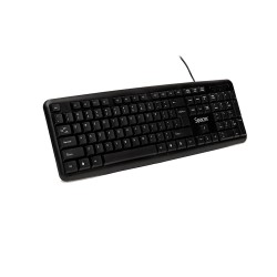 TASTATURA SPACER USB, 104 taste, anti-spill, black, "SPKB-520"   (timbru verde 0.8 lei)