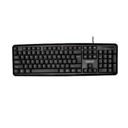 TASTATURA SPACER USB, 104 taste, anti-spill, black, "SPKB-520"   (timbru verde 0.8 lei)