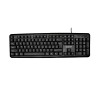 TASTATURA SPACER USB, 104 taste, anti-spill, black, "SPKB-520"   (timbru verde 0.8 lei)