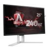 MONITOR AOC 24.5" gaming, TN, Full HD (1920 x 1080), Wide, 400 cd/mp, 1 ms, HDMI, DisplayPort, "AG251FG" (timbru verde 7 lei)