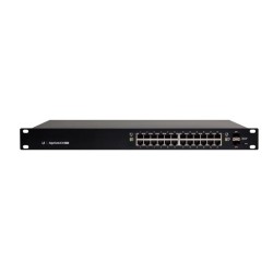 SWITCH PoE UBIQUITI, "EdgeSwitch 24"port Gigabit x 24, SFP SFP x 2, managed, rackabil, carcasa metalica, "ES-24-250W" (timbru ve