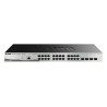 SWITCH PoE D-LINK Smart 24 porturi Gigabit (24 PoE) + 4 porturi Combo SFP, IEEE 802.3at, carcasa metalica, rackabil, "DGS-1210-2