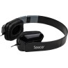CASTI SPACER cu microfon. pe fir (handsfree), jack 3.5mm, black "SPK-205"   (include TV 0.75 lei)