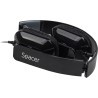 CASTI SPACER cu microfon. pe fir (handsfree), jack 3.5mm, black "SPK-205"   (include TV 0.75 lei)