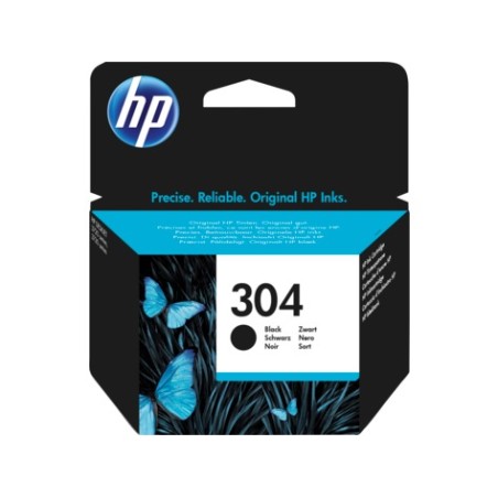 Cartus Cerneala Original HP Black, nr.304, pentru DeskJet 2620|2630|2632|3750|3760, , (timbru verde 0.15 lei), "N9K06AE"
