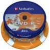 DVD-R VERBATIM  4.7GB, 120min, viteza 16x, 25 buc, Single Layer, spindle, printabil, "Wide Inkjet Printable" "43538"