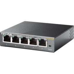 SWITCH TP-LINK  5 porturi Gigabit. carcasa metalica "TL-SG105E" (timbru verde 2 lei)