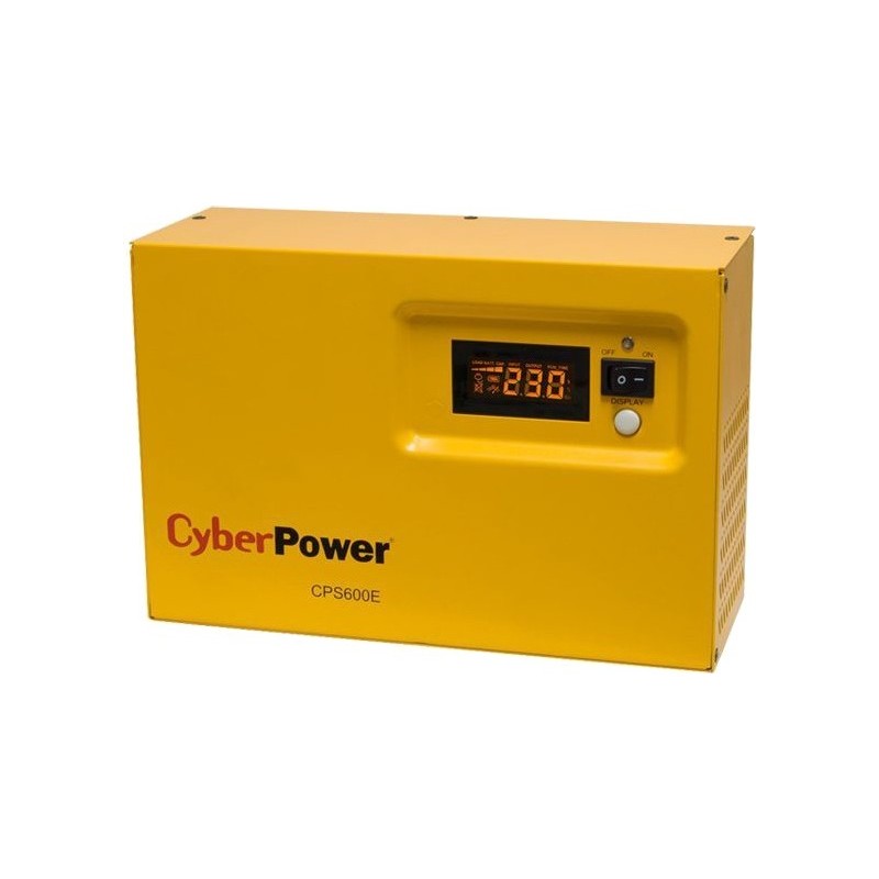 UPS CYBER POWER Inverter (pt. motoare, pompe etc.), Sinusoida Pura,600VA/ 420W, AVR, 1xsocket Shucko, display LCD,fara baterie,f