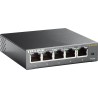 SWITCH TP-LINK  5 porturi Gigabit. carcasa metalica "TL-SG105E" (timbru verde 2 lei)