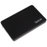 RACK extern SPACER, pt HDD/SSD, 2.5 inch, S-ATA, interfata PC USB 3.0, Husa piele sintetitca, plastic, negru, "SPR-25612" 455062