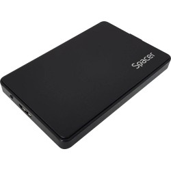 RACK extern SPACER, pt HDD/SSD, 2.5 inch, S-ATA, interfata PC USB 3.0, Husa piele sintetitca, plastic, negru, "SPR-25612" 455062