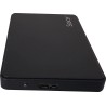 RACK extern SPACER, pt HDD/SSD, 2.5 inch, S-ATA, interfata PC USB 3.0, Husa piele sintetitca, plastic, negru, "SPR-25612" 455062