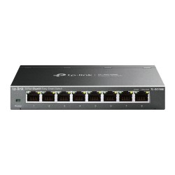 SWITCH TP-LINK  8 porturi Gigabit. carcasa metalica "TL-SG108E" (timbru verde 2 lei)