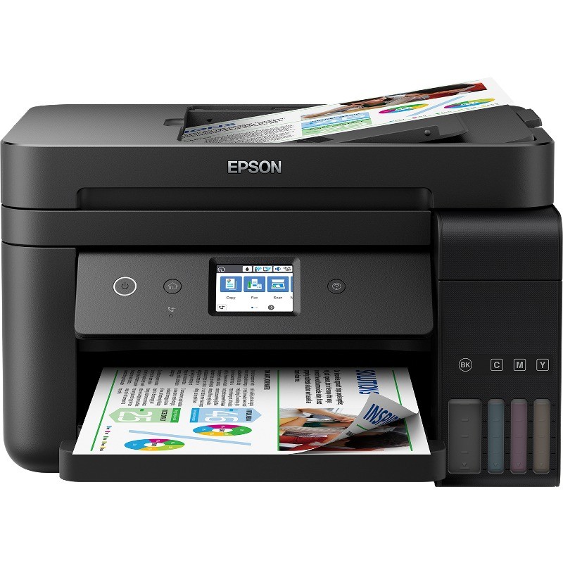 Multifunctional Inkjet CISS Color Epson L6190,A4,Functii:Impr|Scan|Cop|Fax,Vit Print Mono:33 ppm,Vit Print color:20 ppm,Conectiv