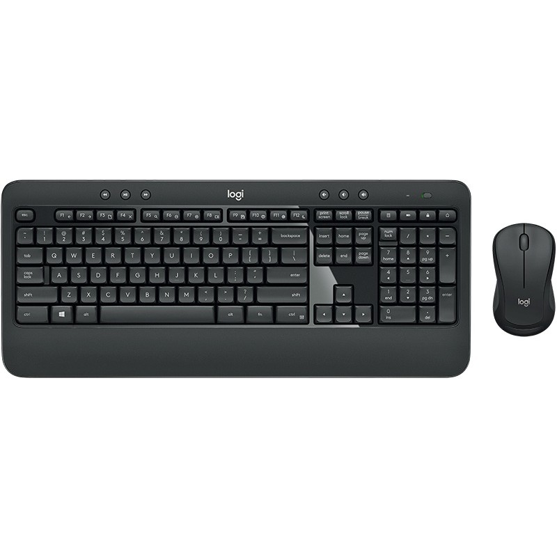 KIT wireless LOGITECH, tastatura wireless "K540" + mouse wireless 3 butoane "M310", 1 singur receiver, "MK540" black "920-008685