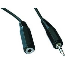 CABLU audio GEMBIRD prelungitor stereo (3.5 mm jack M/T), 3m "CCA-423-3M" (timbru verde 0.08 lei)