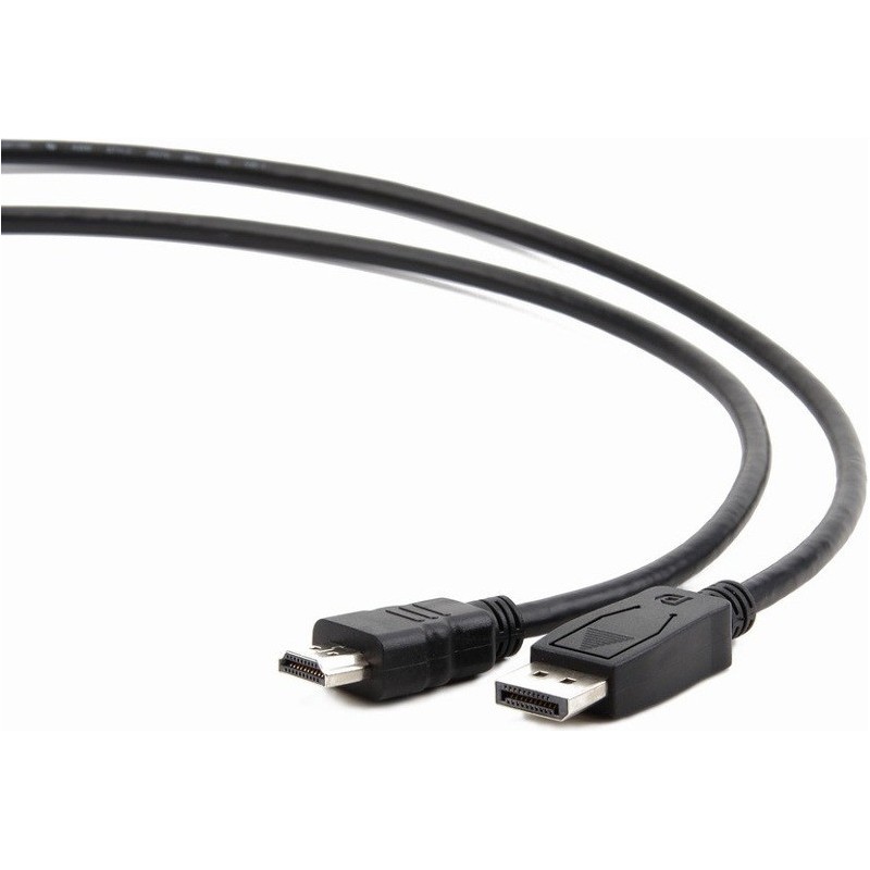 CABLU video GEMBIRD, adaptor DisplayPort (T) la HDMI (T), 1.8m, negru, "CC-DP-HDMI-6" (timbru verde 0.18 lei)