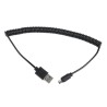 CABLU alimentare si date GEMBIRD, pt. smartphone, USB 2.0 (T) la Micro-USB 2.0 (T), 1.8m, spiralat, conectori auriti, negru, "CC