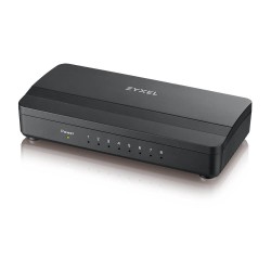 SWITCH ZYXEL, GS-108SV2, porturi Gigabit x 8, managed carcasa plastic, "GS-108SV2-EU0101F" (timbru verde 2 lei)