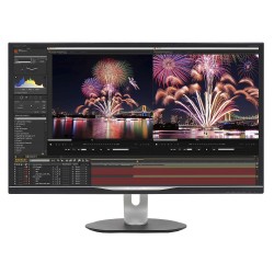 MONITOR PHILIPS 31.5", grafica, IPS, WQHD (2560 x 1440), Wide, 300 cd/mp, 4 ms, VGA, HDMI, DisplayPort, "328P6AUBREB/00" (timbru