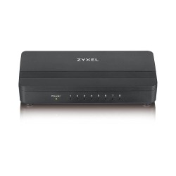 SWITCH ZYXEL, GS-108SV2, porturi Gigabit x 8, managed carcasa plastic, "GS-108SV2-EU0101F" (timbru verde 2 lei)