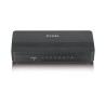 SWITCH ZYXEL, GS-108SV2, porturi Gigabit x 8, managed carcasa plastic, "GS-108SV2-EU0101F" (timbru verde 2 lei)