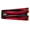 SSD ADATA, XPG. GAMMIX S10, 256 GB, M.2, PCIe Gen3.0 x4, 3D TLC Nand, R/W: 1370/820 MB/s, "ASX7000NPC-256GT-C"