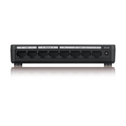 SWITCH ZYXEL, GS-108SV2, porturi Gigabit x 8, managed carcasa plastic, "GS-108SV2-EU0101F" (timbru verde 2 lei)