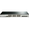 SWITCH D-LINK SMART 24 porturi Gigabit.+ 4 porturi 10G SFP+, carcasa metalica, rackabil, "DGS-1510-28X"  (timbru verde 2 lei)