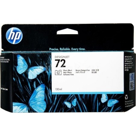 Cartus Cerneala Original HP Photo Black, nr.72, pentru DesignJet T1100|1120|1200|1300|2300|T610|620|770|790, , (timbru verde 0.1